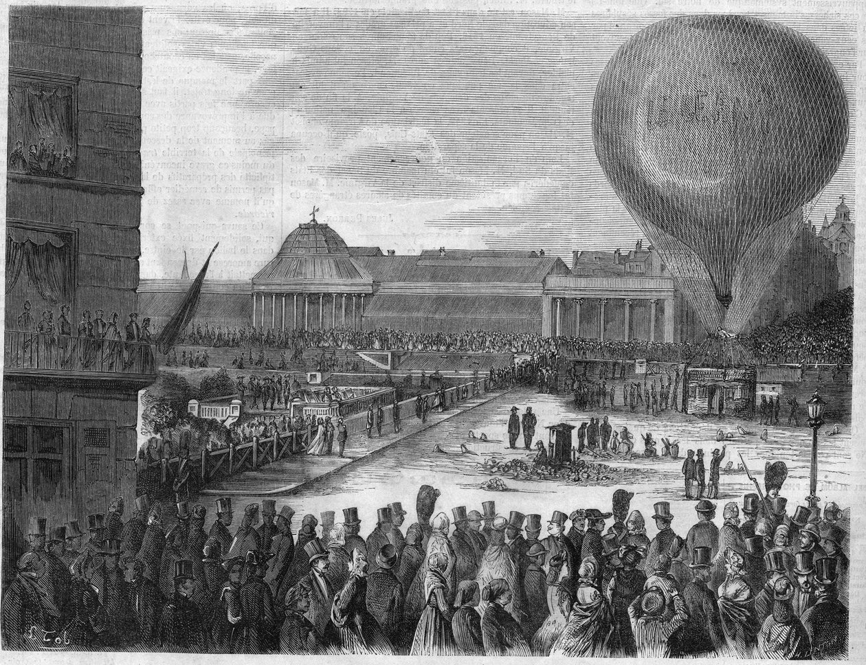 Wejście na bal „Le Giant” w Brukseli 26 września autorstwa Louis Joseph Ghemar