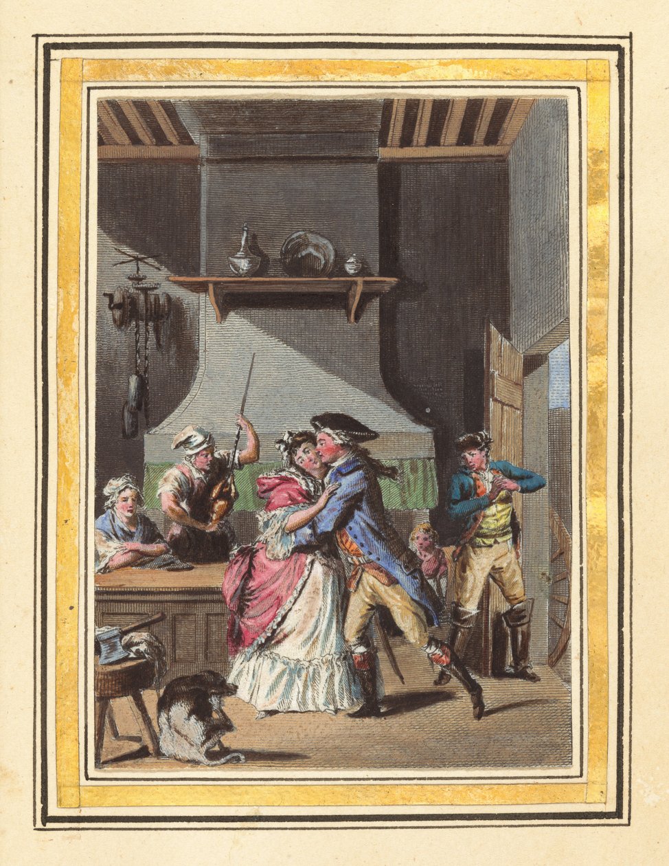History of Manon Lescaut tom I, opublikowany 1797. Twórcy: Louis-Joseph Lefevre, Jacques Joseph Coiny. autorstwa Louis Joseph Lefevre, Jacques Joseph Coiny