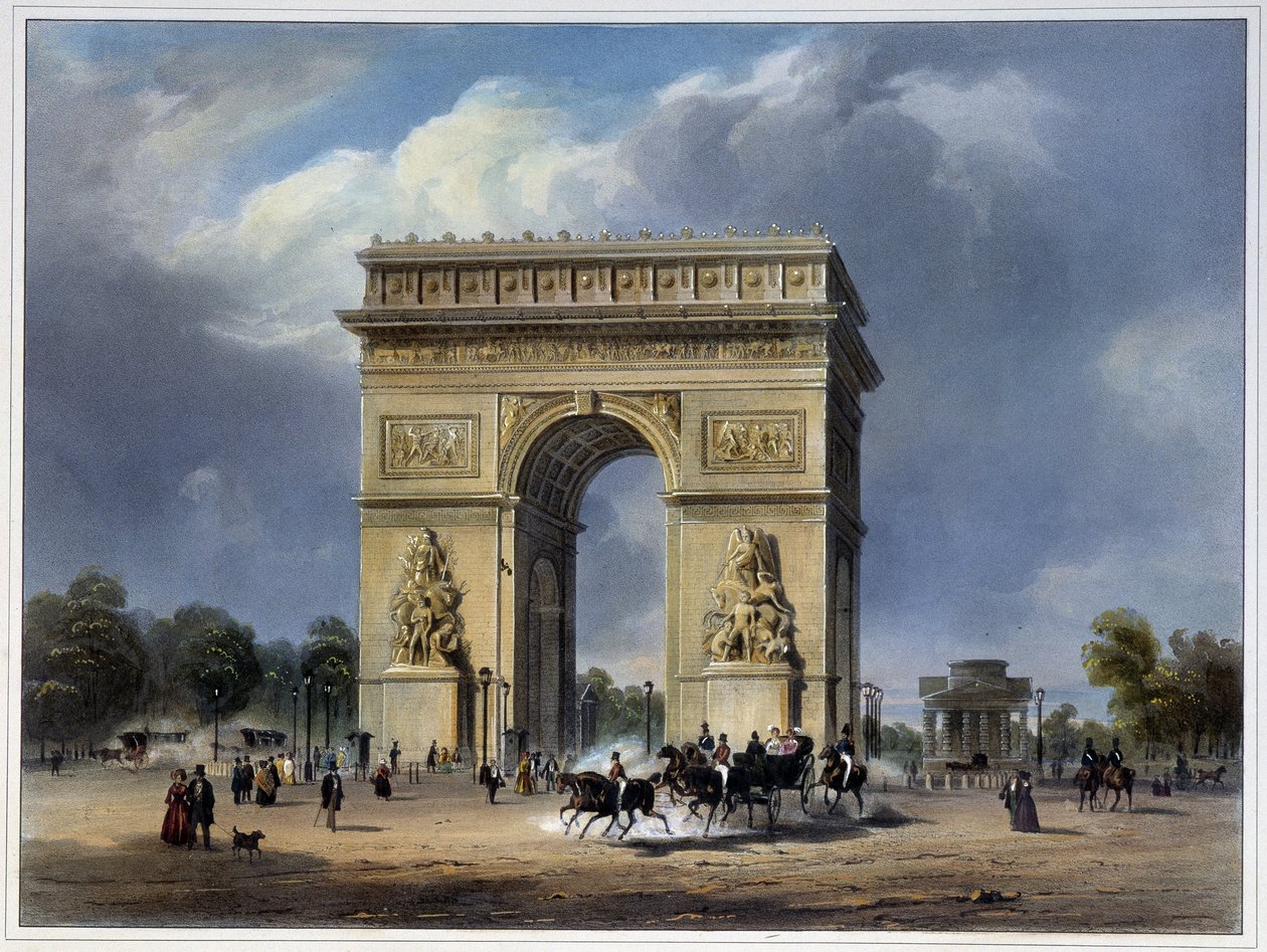 Łuk Triumfalny – autorstwa Arnout autorstwa Louis Jules Arnout