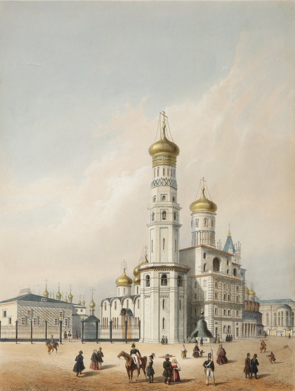 Dzwonnica Iwana Wielkiego, pierwsza ćw. XIX w. autorstwa Louis Jules Arnout
