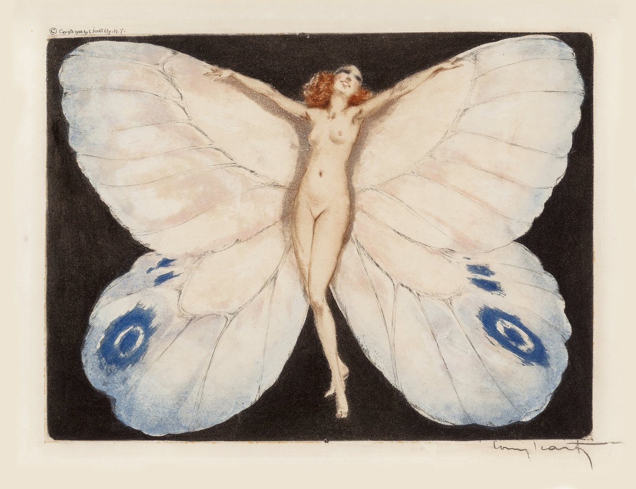 Otwarte Skrzydła, 1936. autorstwa Louis Justin Laurent Icart