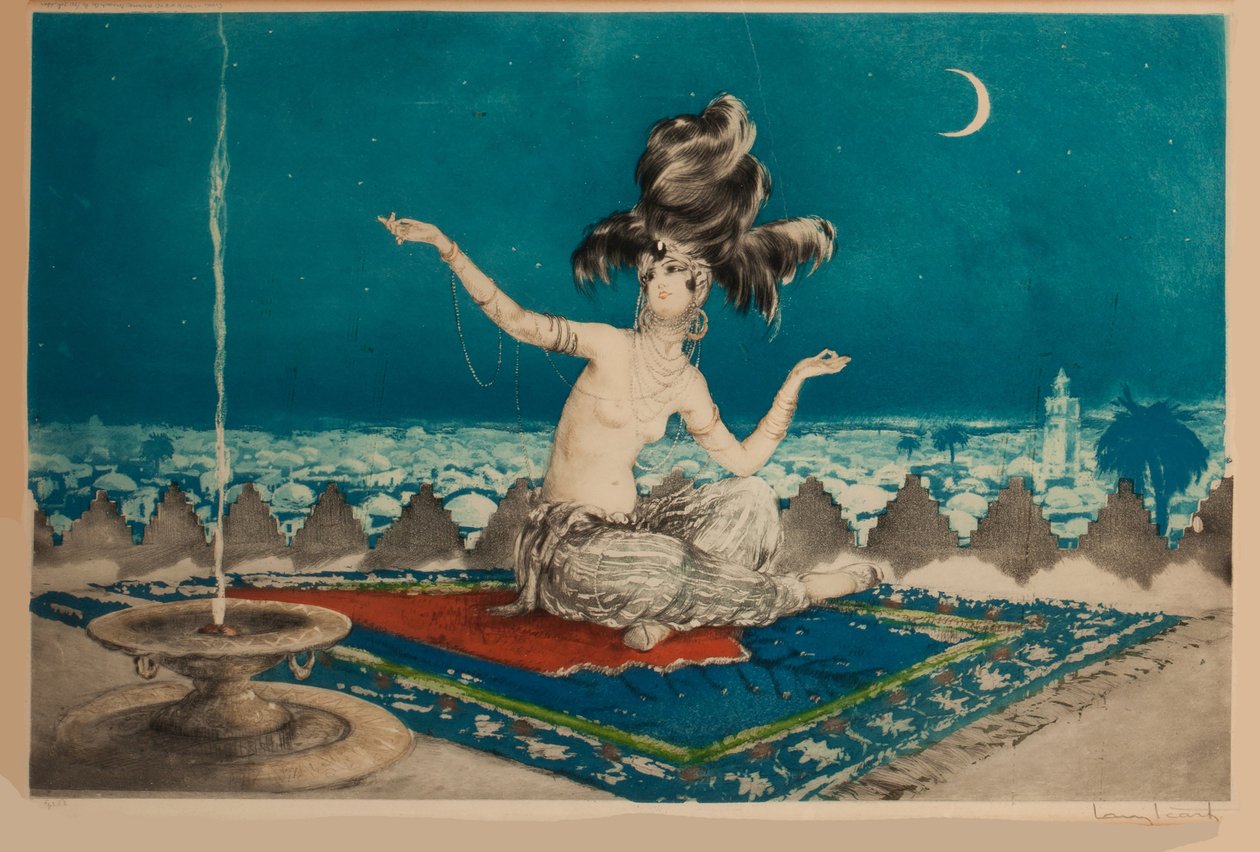 Szeherezada, ok. 1927 r. autorstwa Louis Justin Laurent Icart