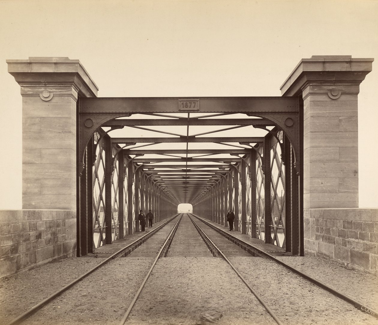 [Wiadukt kolejowy w La Fontaine-des-Eaux, Dinan], 1879-80 autorstwa Louis Lafon