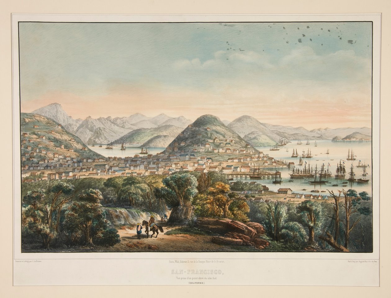 San-Francisco, / Widok zaczerpnięty z autorstwa Louis Le Breton