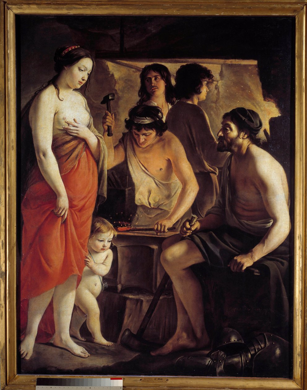 Przyjdź do kuźni Wulkana. Obraz Louisa Le Naina (1593-1648) autorstwa Louis le Nain