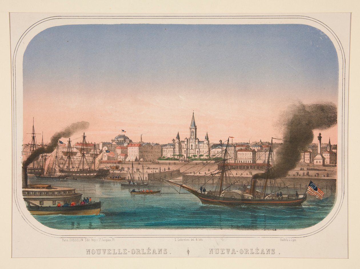 Nouvelle-Orleans - Nueva-Orleans autorstwa Louis Le Breton