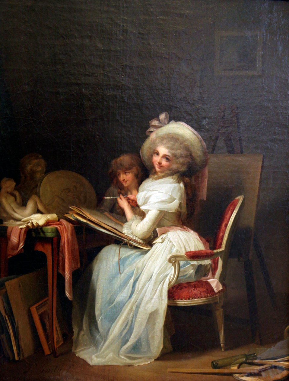 "Malarz", ok. 1785 autorstwa Louis Leopold Boilly
