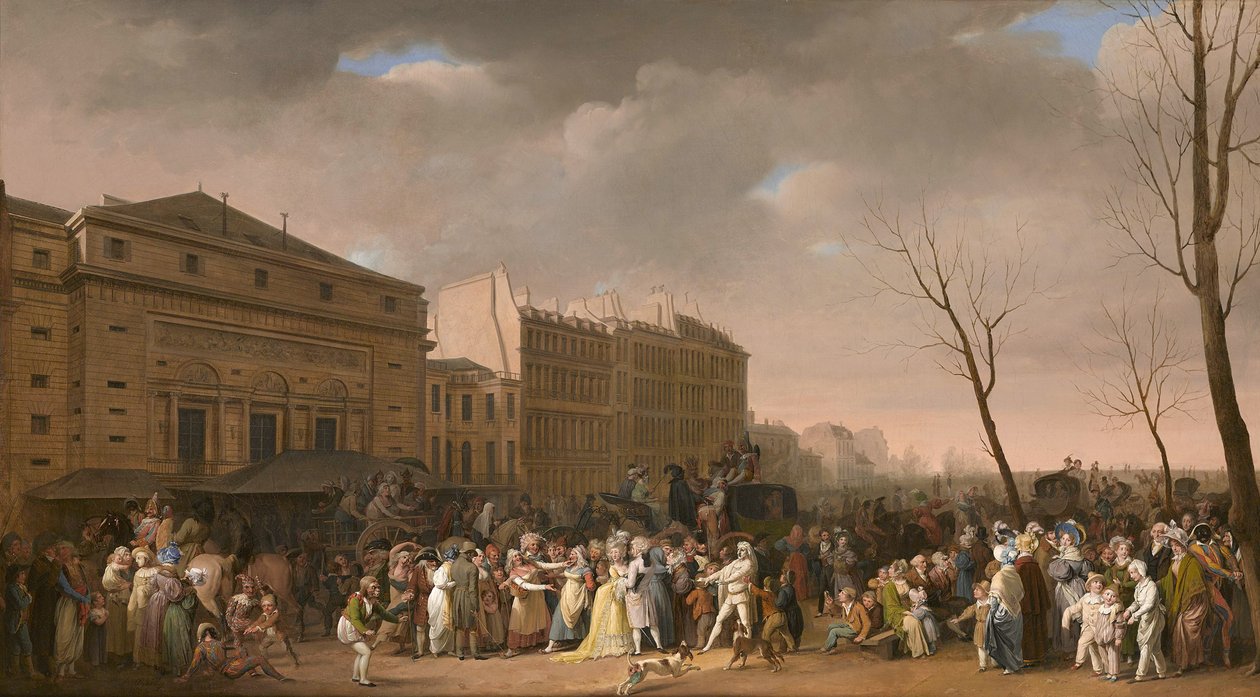 Scena karnawałowa, 1832. autorstwa Louis Leopold Boilly