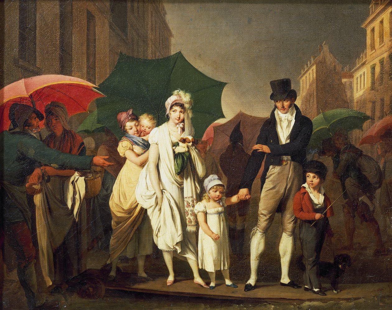 Ulewa autorstwa Louis Leopold Boilly