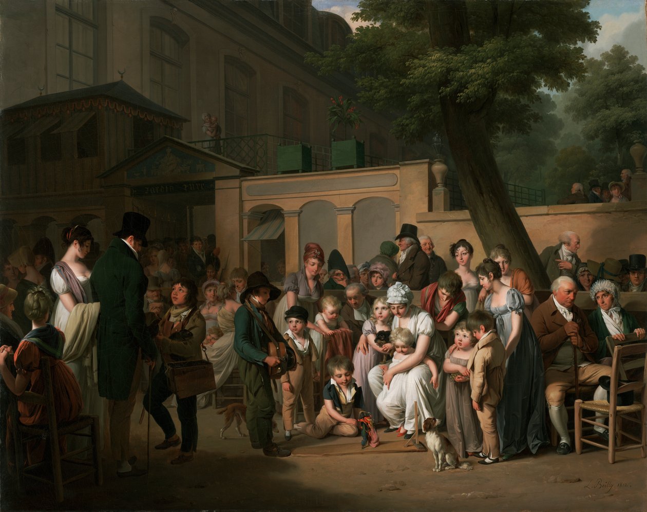 Wejście do Jardin Turc autorstwa Louis Leopold Boilly