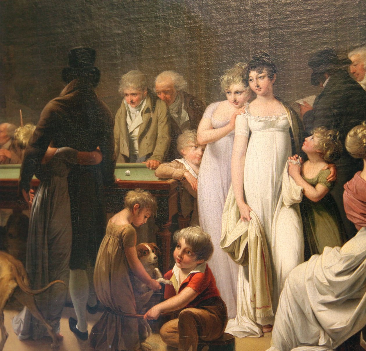 „Gra w bilard”, 1807 r. autorstwa Louis Leopold Boilly