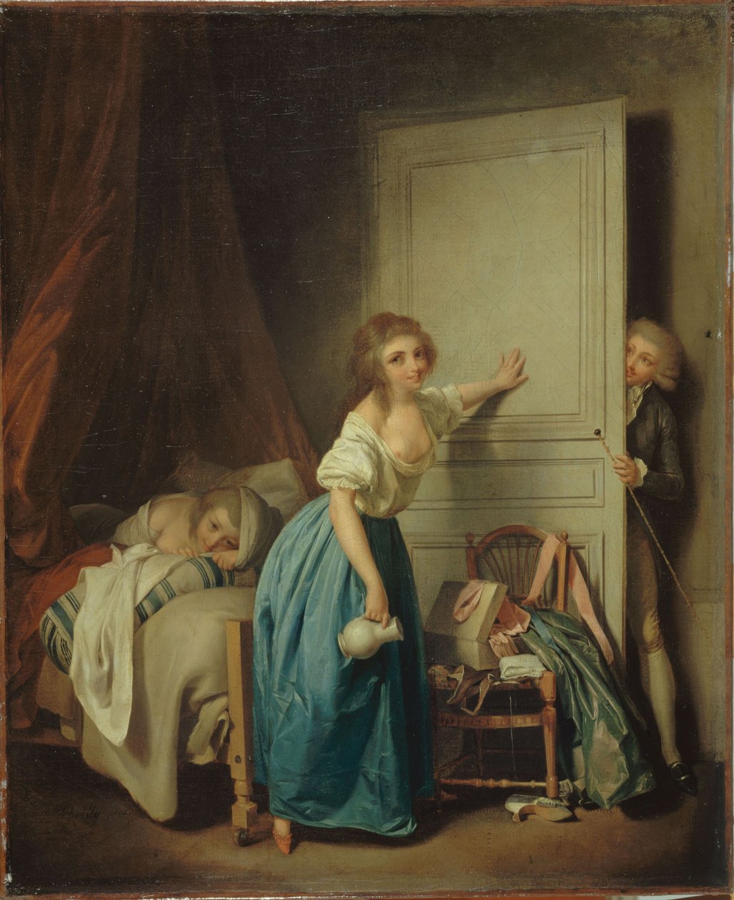 Niedyskretny autorstwa Louis Leopold Boilly