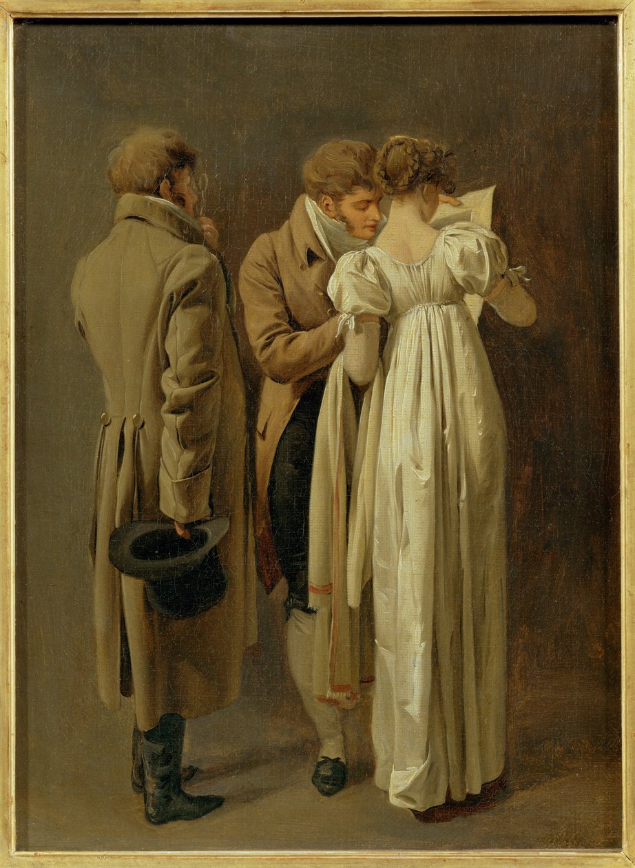 Entuzjaści wydruków ... autorstwa Louis Leopold Boilly