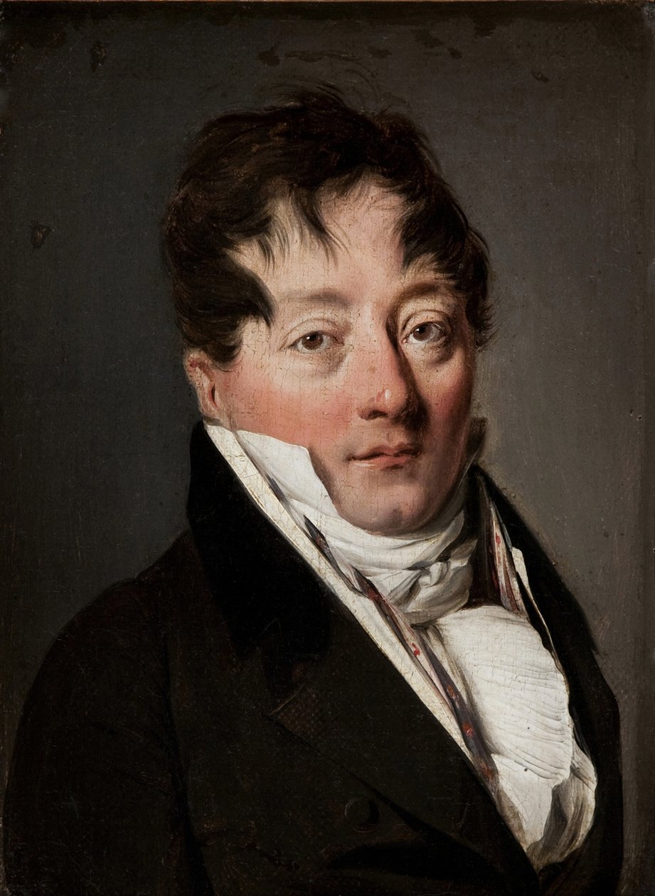 Portret Alexandre Balthazara Laurenta Grimod de la Reynière 1758-1837 autorstwa Louis Leopold Boilly