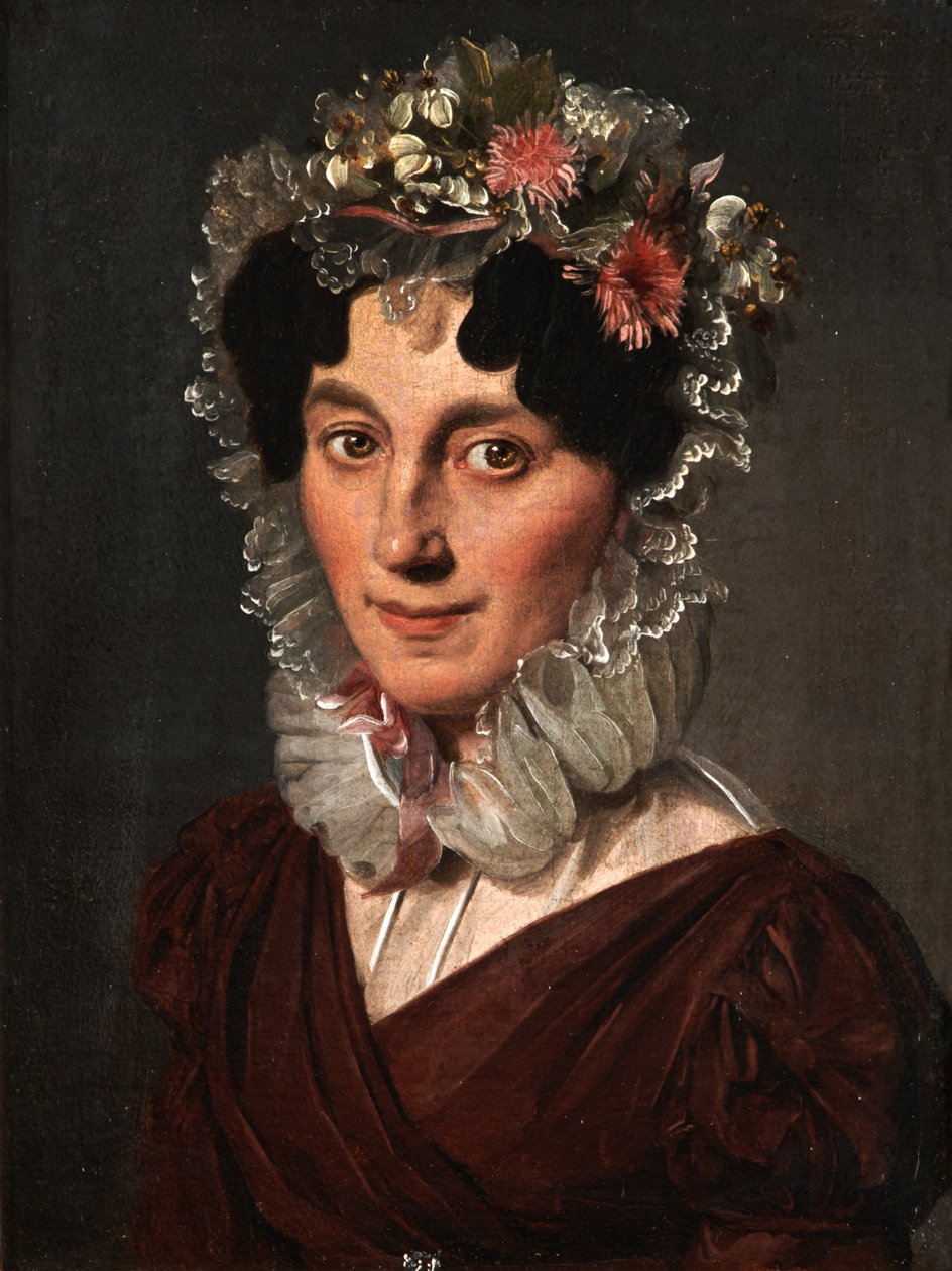 Portret Caroline (Sophie) Gast, z domu Veinheimer autorstwa Louis Leopold Boilly