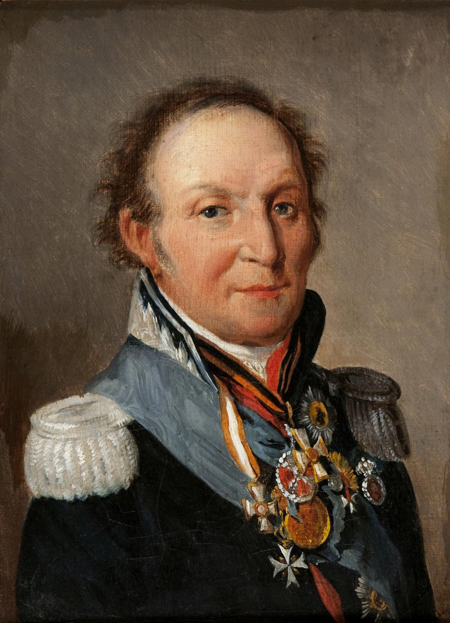 Portret feldmarszałka hrabiego Ludwiga Adolfa Piotra Sayn-Wittgenstein-Ludwigsburg 1769-1843 autorstwa Louis Leopold Boilly