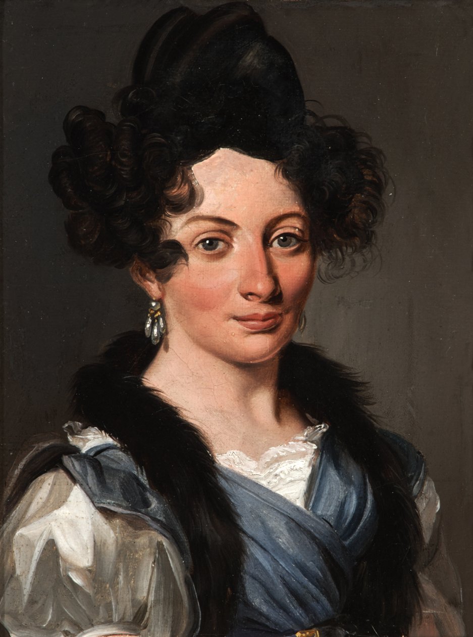 Portret Marie-Marthe Perpétue de Banyuls de Montferré, z domu de Chavigny autorstwa Louis Leopold Boilly