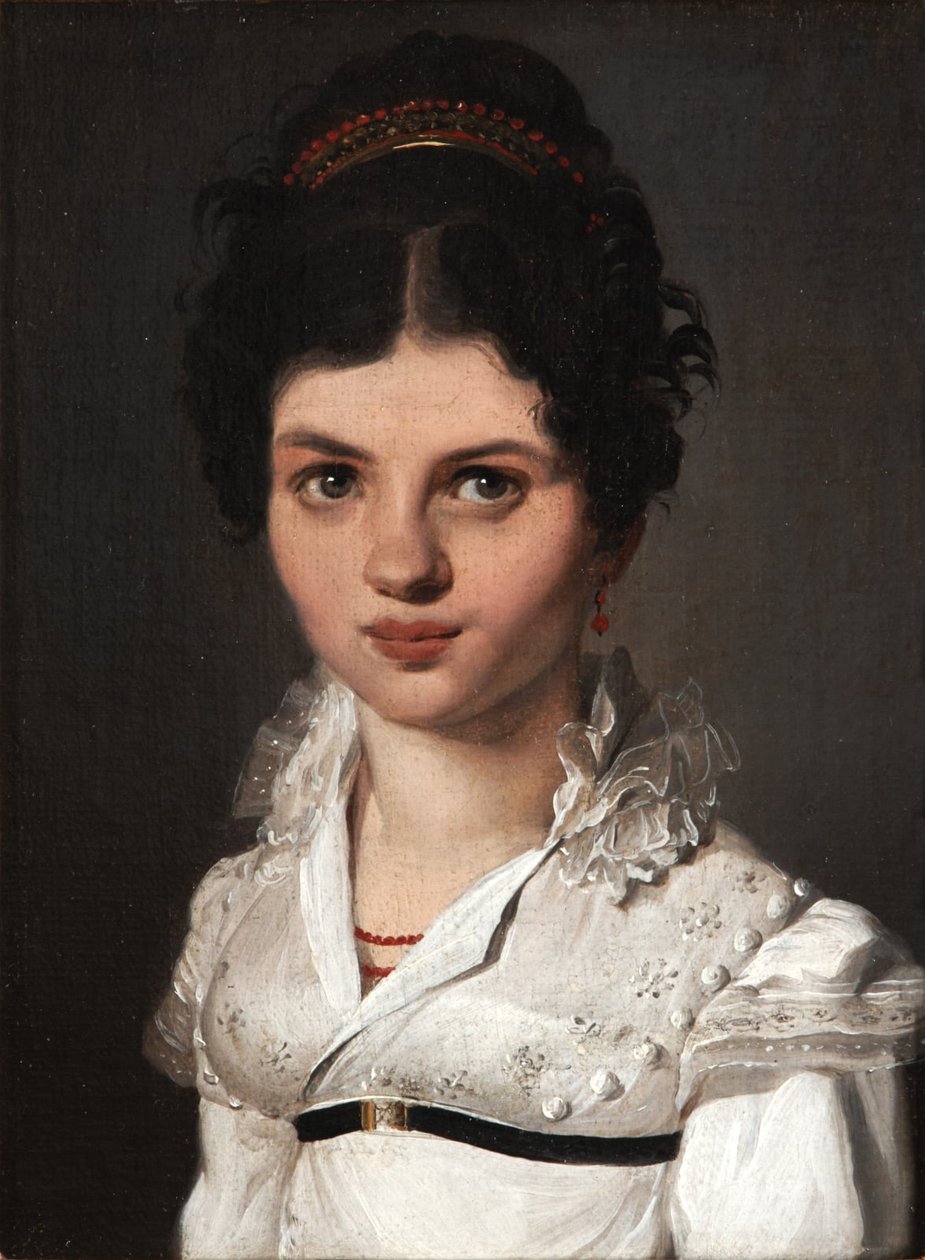Portret kobiety z diademem autorstwa Louis Leopold Boilly