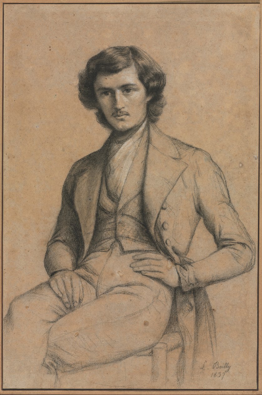 Portret młodego mężczyzny autorstwa Louis Leopold Boilly