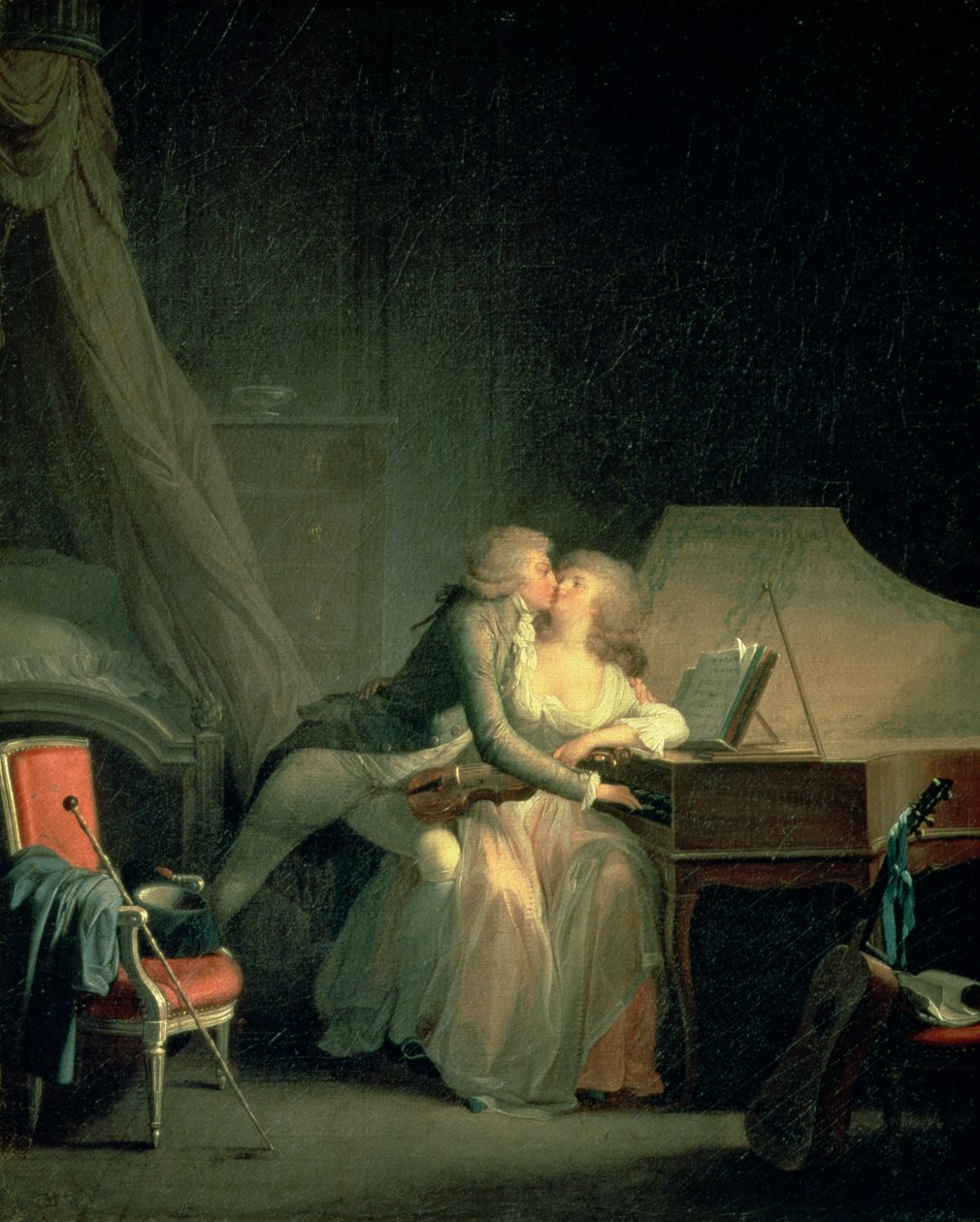 Preludium (olej na płótnie) autorstwa Louis Leopold Boilly