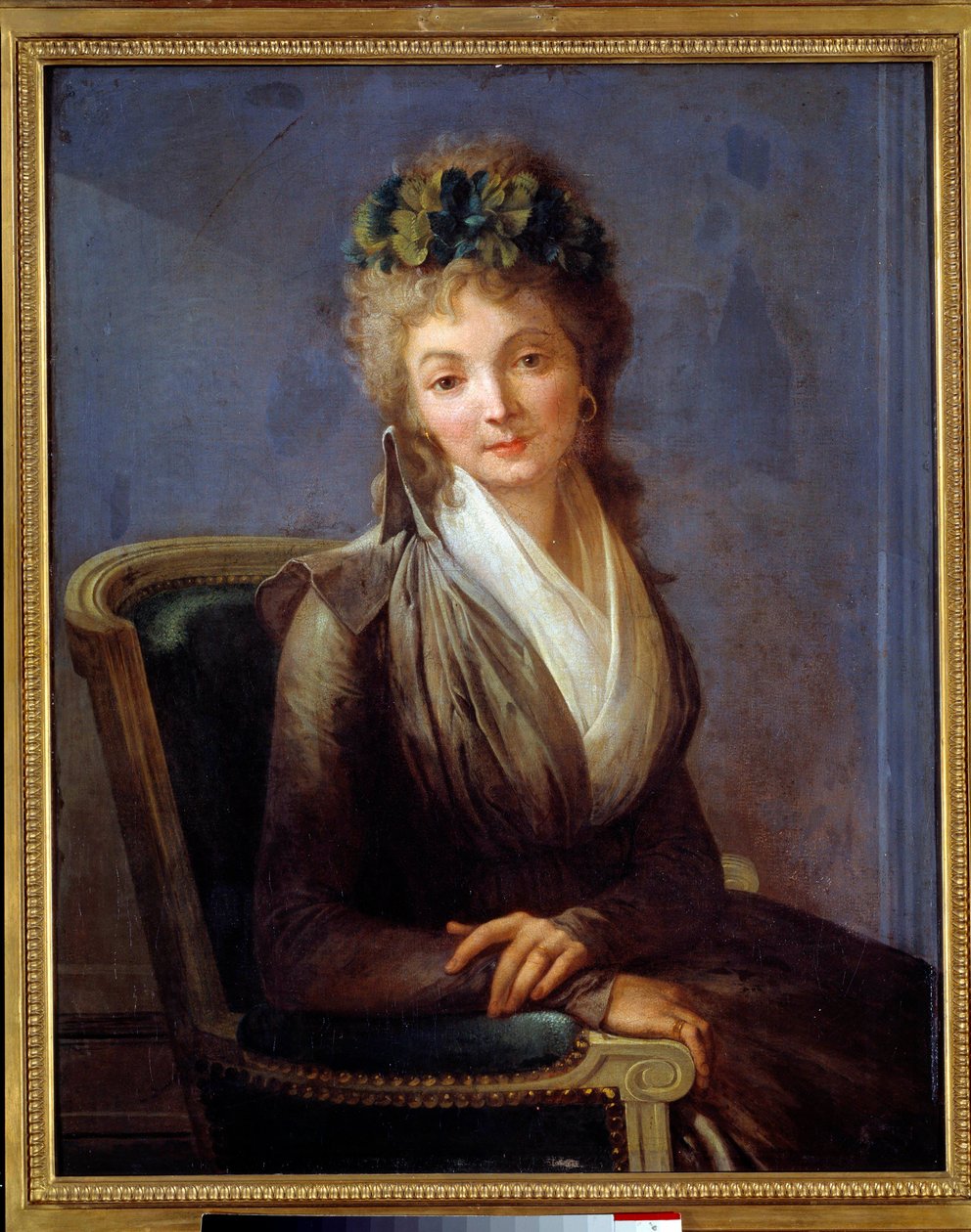 Przypuszczalny portret Lucile Desmoulins (z domu Anne-Louise Duplessis-Larison) (1771-1794) Obraz Louisa Leopolda Boilly (1761-1845). 18 wiek. Wymiary 0,85 x 0,67 m Paryż, Muzeum Carnavalet autorstwa Louis Leopold Boilly