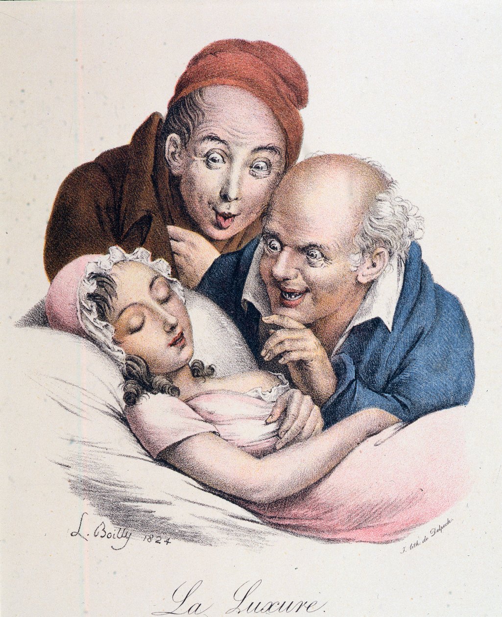 Siedem grzechów głównych: Lust autorstwa Boilly autorstwa Louis Leopold Boilly