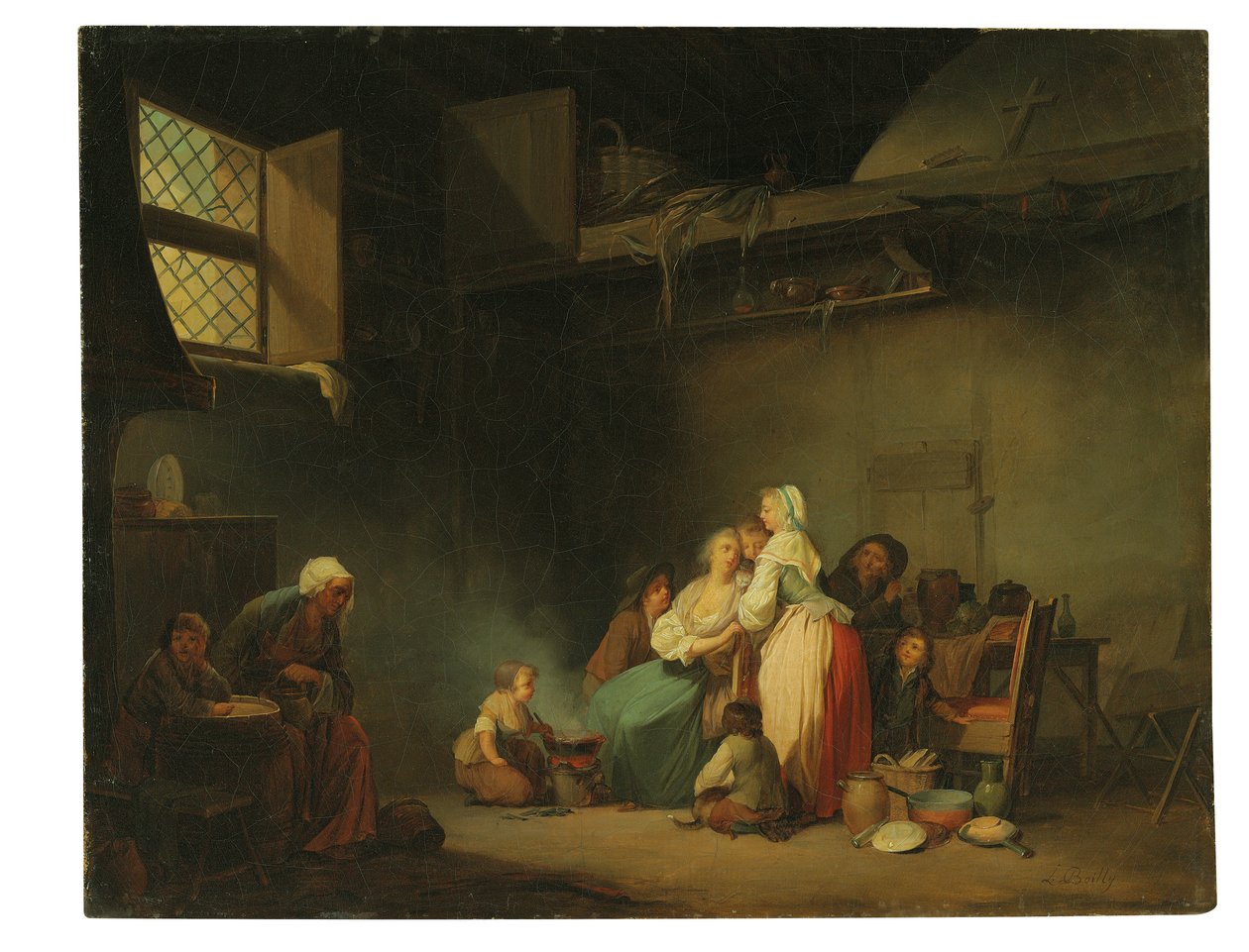 Zupa dla kotów autorstwa Louis Leopold Boilly