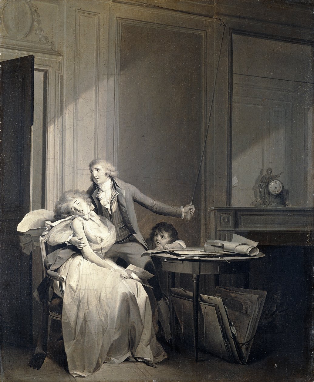 List lub omdlenie, autorstwa Louis Leopold Boilly