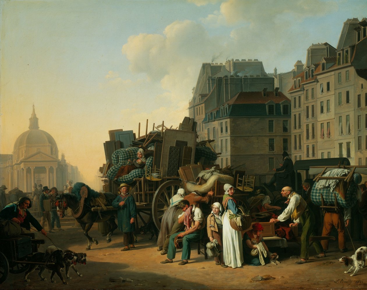 Przeprowadzki autorstwa Louis Leopold Boilly