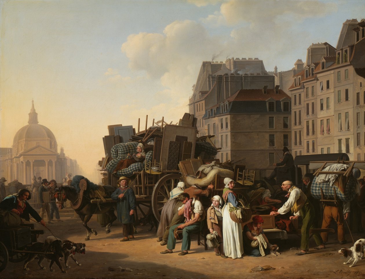 The Movings autorstwa Louis Leopold Boilly