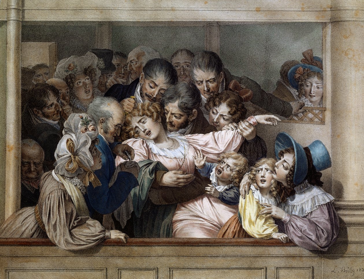 Efekt melodramatu autorstwa Louis Leopold Boilly