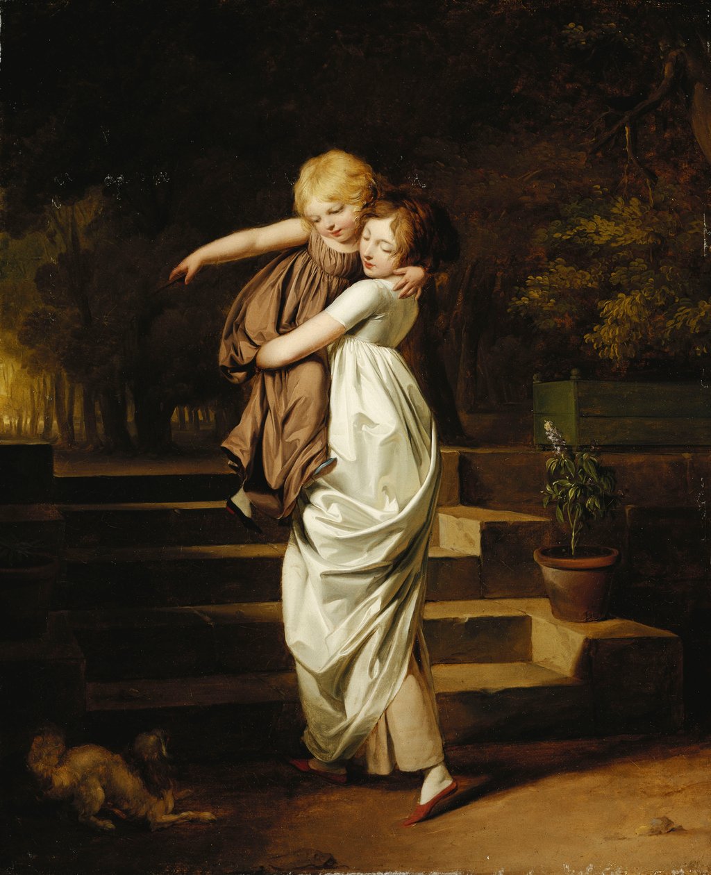 Dwie siostry; Dwie siostry, autorstwa Louis Leopold Boilly