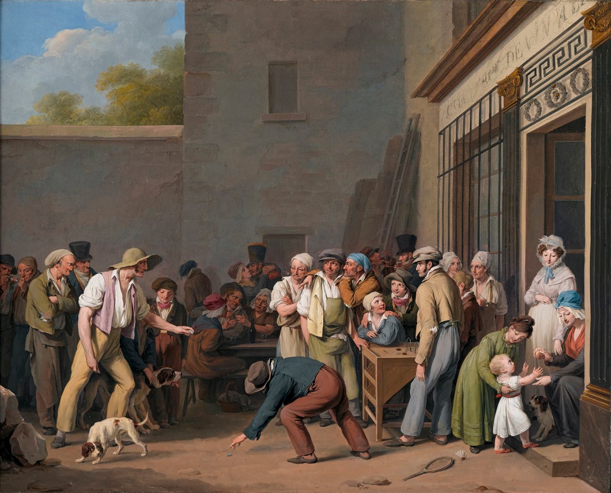 Louis-Léopold Boilly - Gra w beczkę autorstwa Louis Leopold Boilly