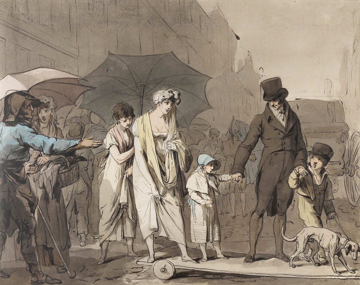 Louis-Léopold Boilly - Myto miejskie autorstwa Louis Leopold Boilly