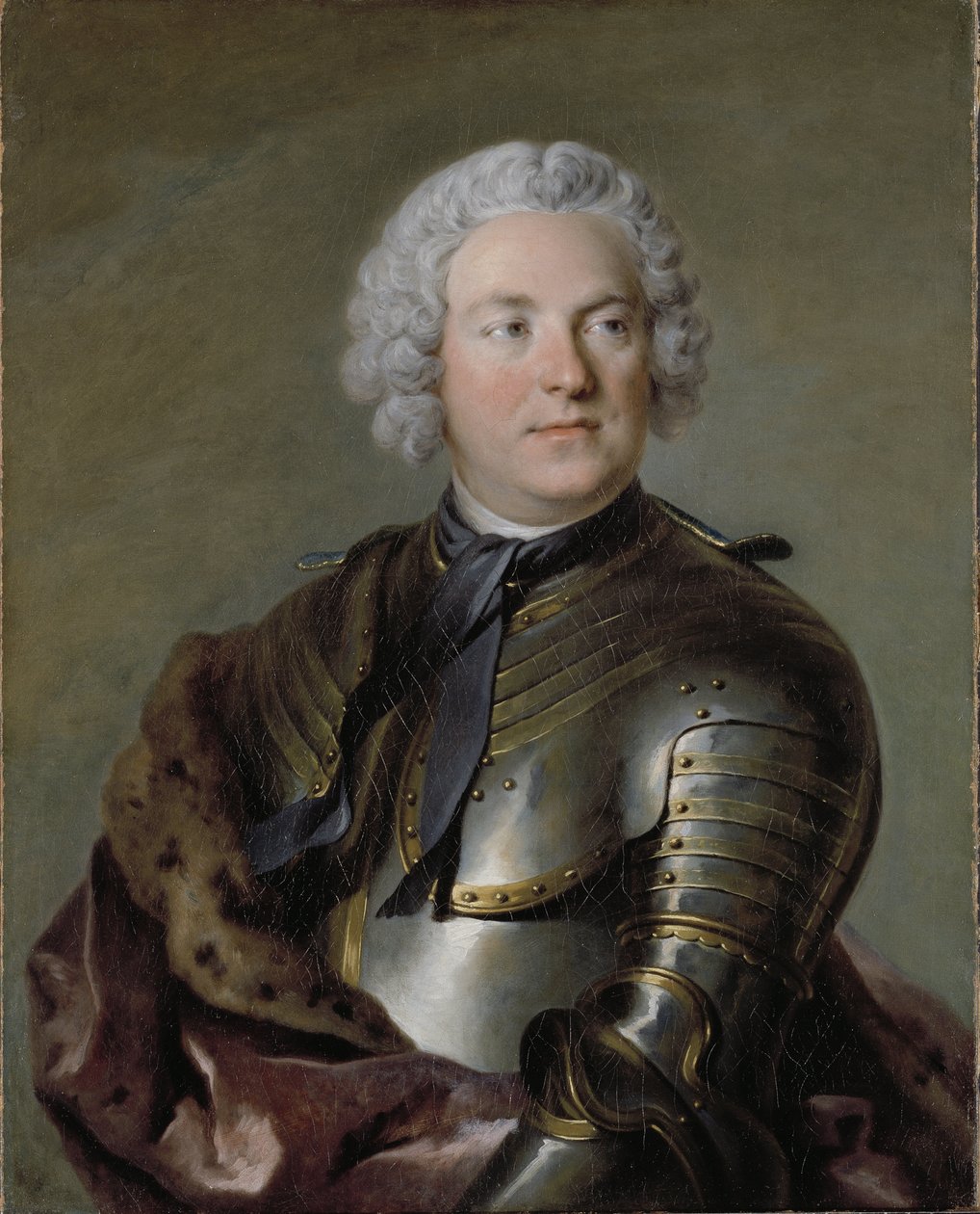 Charles Gustave de Tessin, szwedzki arystokrata i polityk - Portret Carla Gustafa Tessina (1695-1770), autorstwa Tocque, Louisa (1696-1772). olej na płótnie autorstwa Louis Tocqué