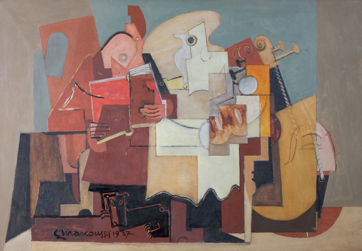 Czytelnik, 1937. autorstwa Louis Marcoussis