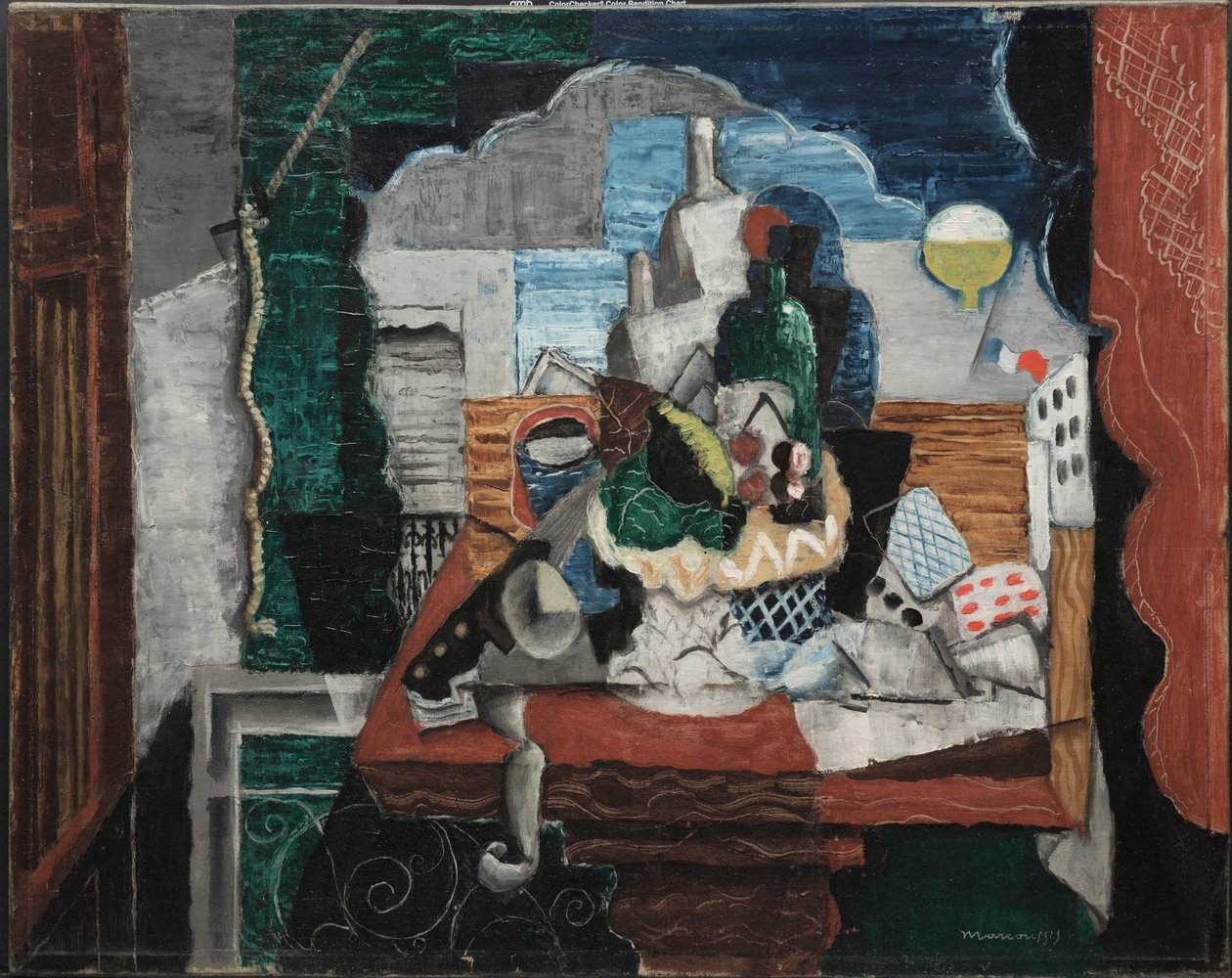Nocna kawiarnia autorstwa Louis Marcoussis