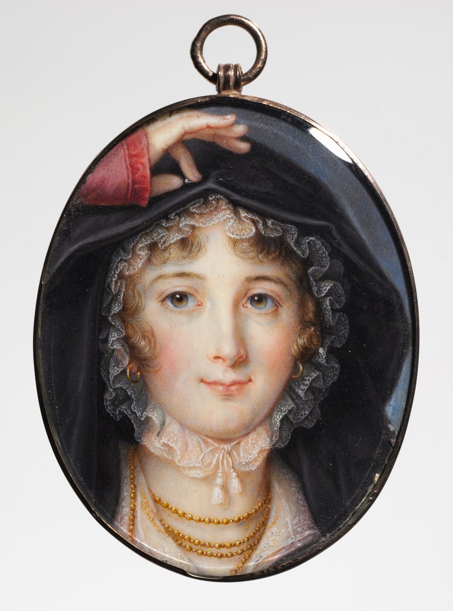 Portret kobiety autorstwa Louis Marie Autissier