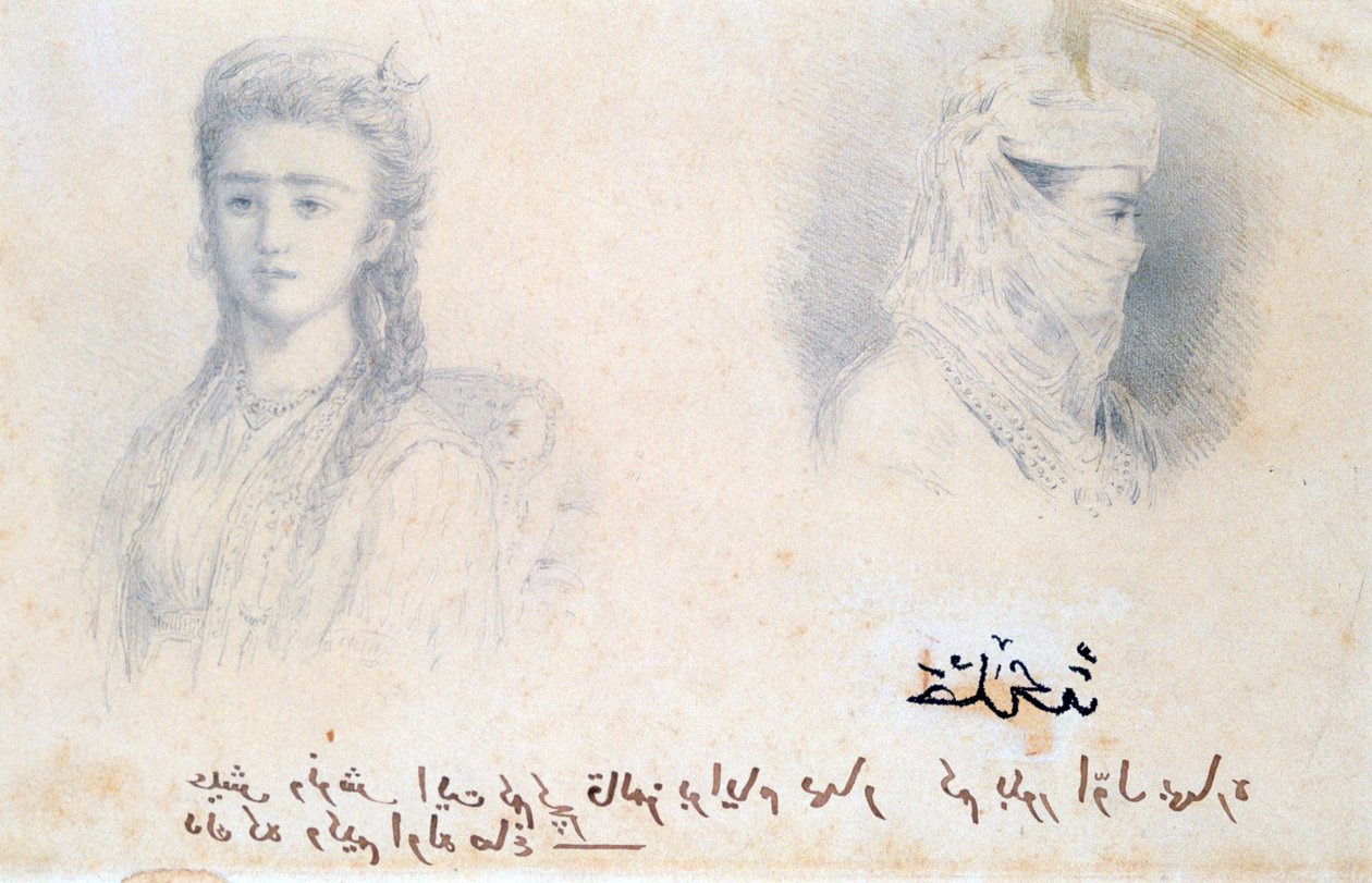 „Aziyade”, ok. 1879 r autorstwa Louis Marie Julien Viaud