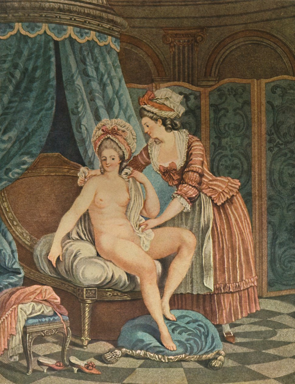 Le Bain, Łaźnia, c1765-1790, 1913 autorstwa Louis Marin Bonnet