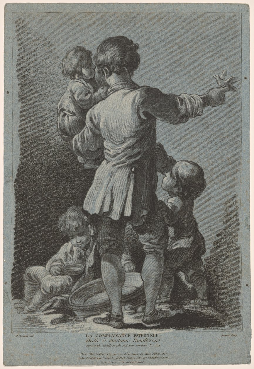 Ojcowskie samozadowolenie autorstwa Louis Marin Bonnet