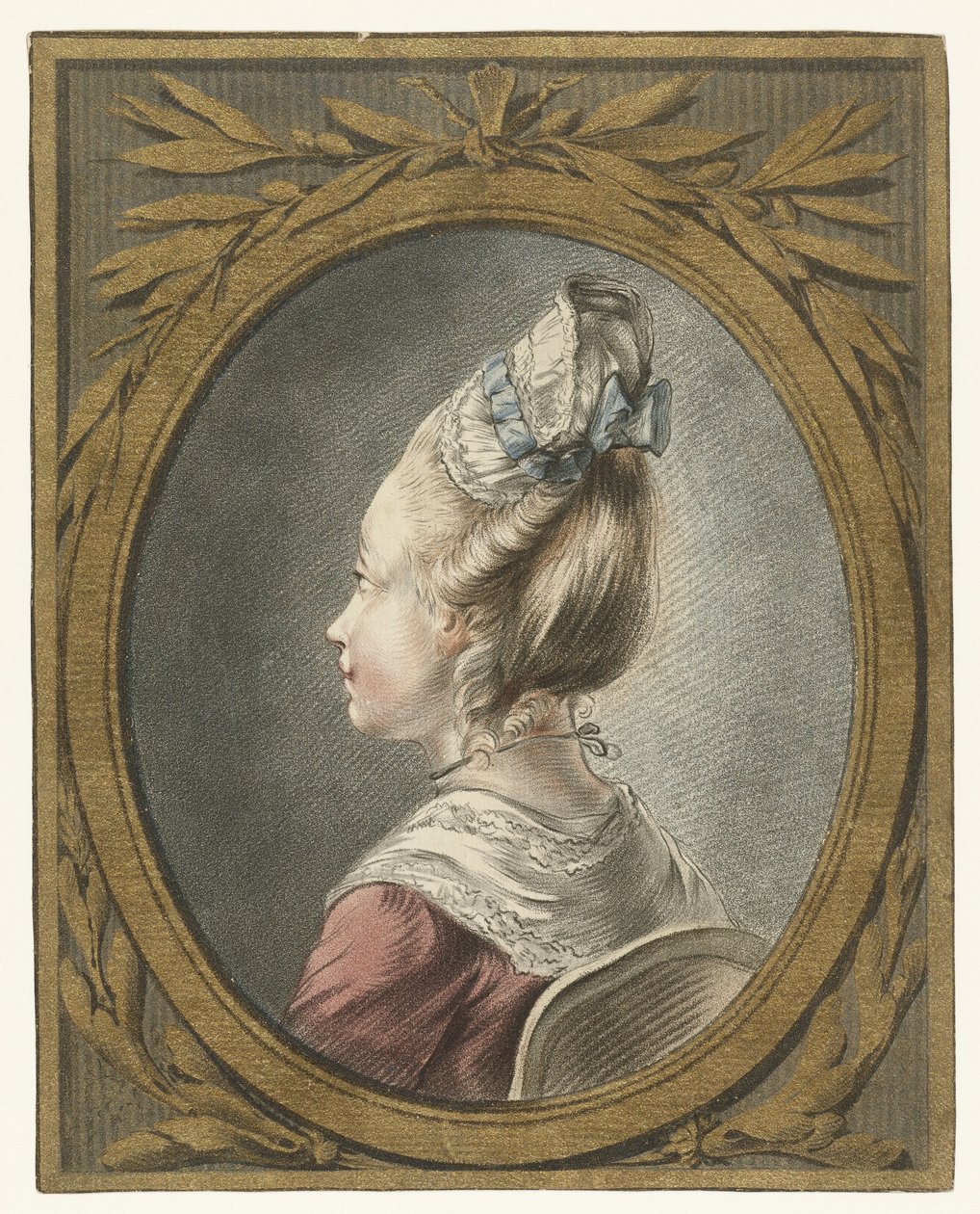 Portret młodej kobiety tete autorstwa Louis Marin Bonnet