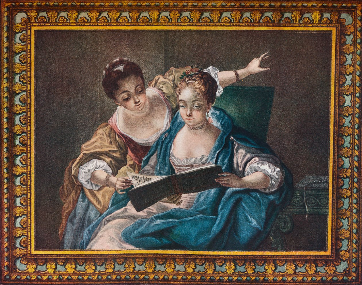 The Fine Muletioners, 1775. Artyści: Louis Marin Bonnet, JT Herbert Baily. autorstwa Louis Marin Bonnet