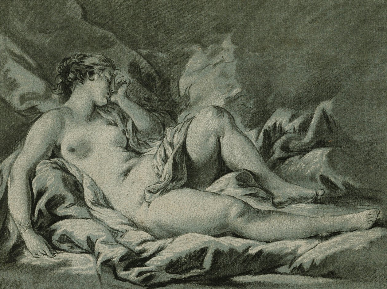 Śpiąca Wenus, według Francois Bouchera; Sen Wenus, według Francois Bouchera, 1771 autorstwa Louis Marin Bonnet