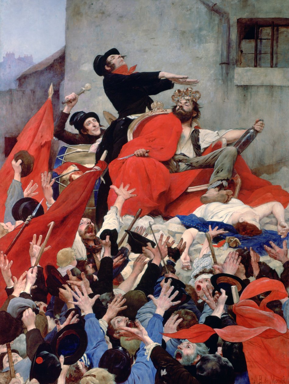 Apoteoza motłochu, 1884 autorstwa Louis Maurice Boutet de Monvel