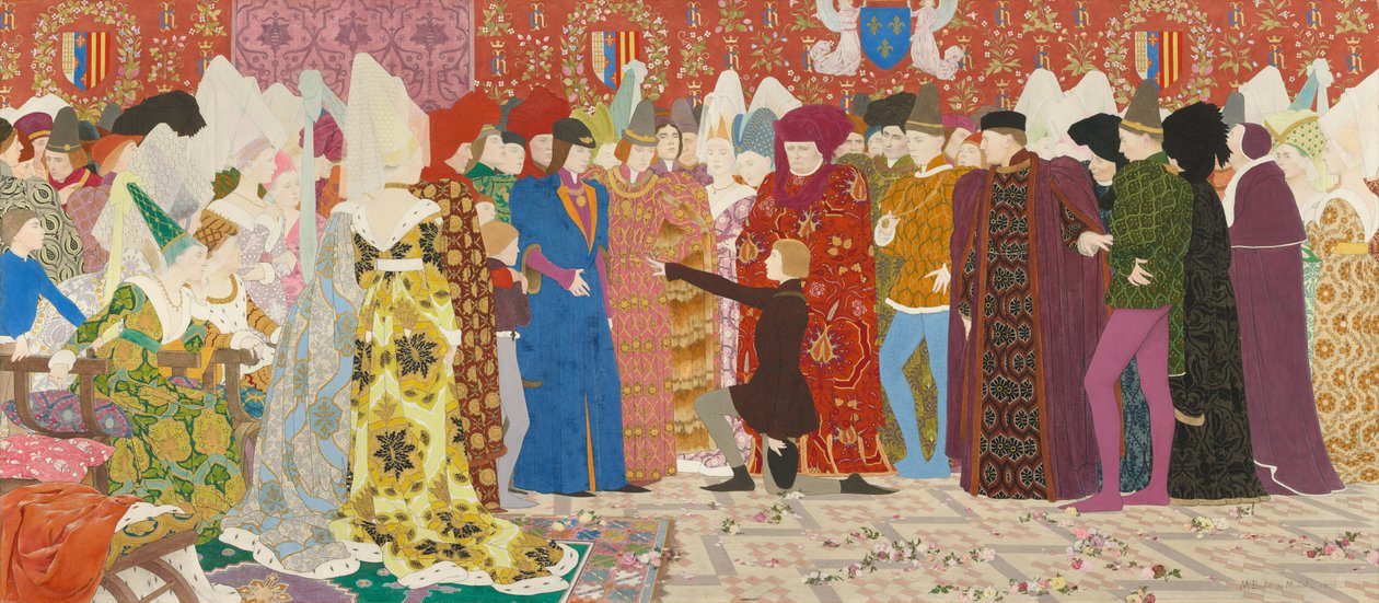 Jej apel do serii Dauphin Joan of Arc: II, 1906. autorstwa Louis Maurice Boutet de Monvel