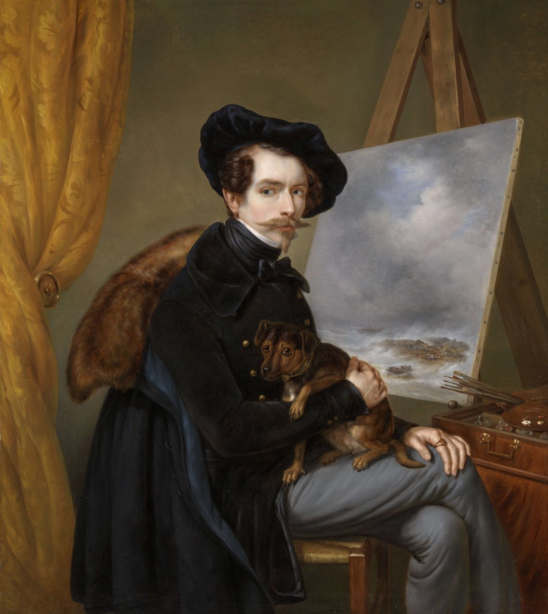 Autoportret autorstwa Louis Meijer