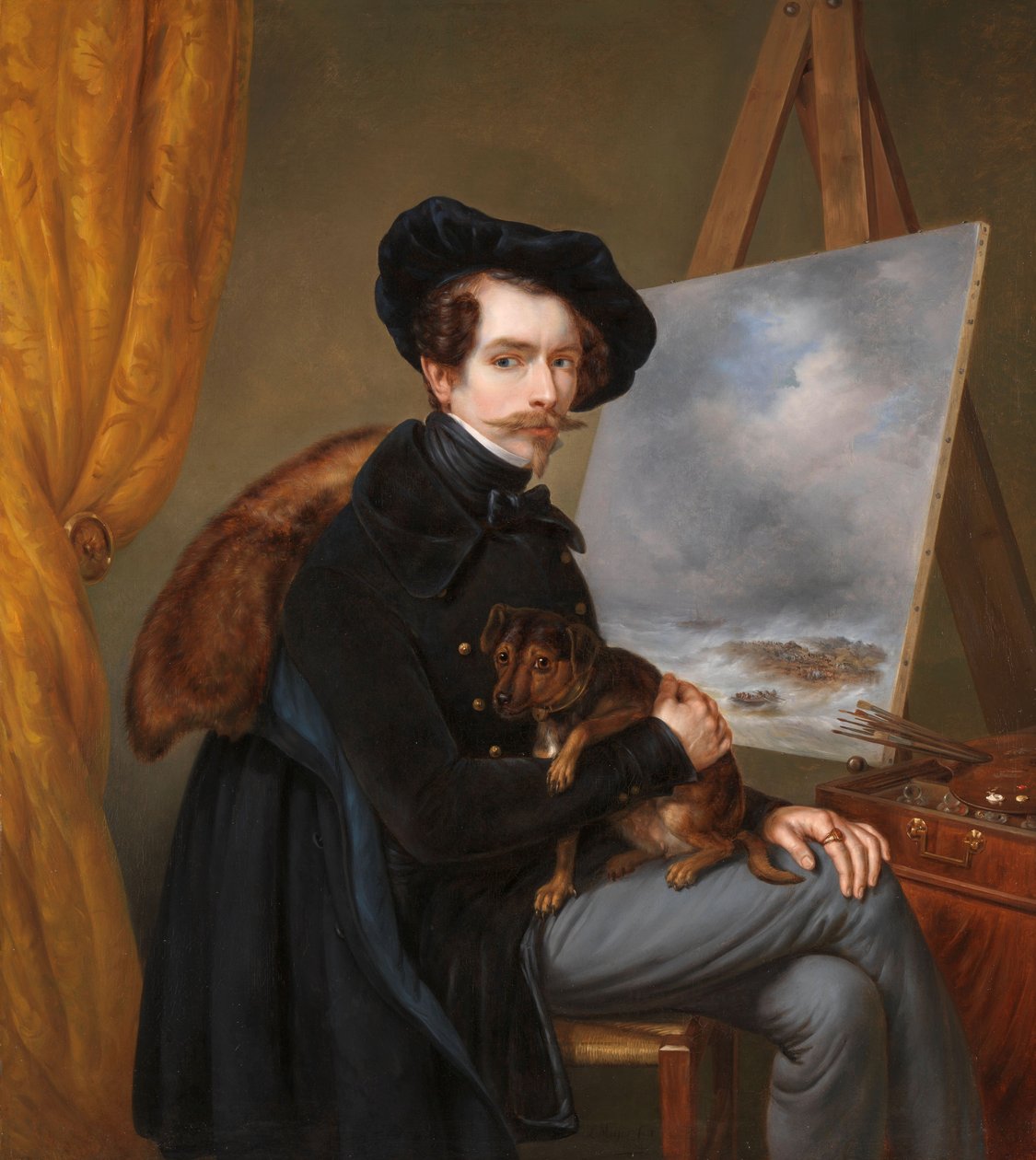Autoportret autorstwa Louis Meijer