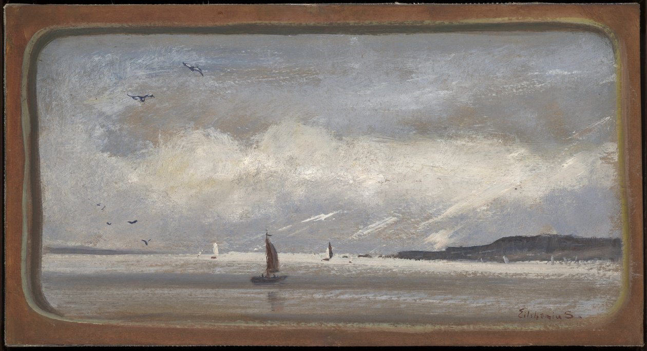 Port w Nowym Jorku | Louis Michel Eilshemius