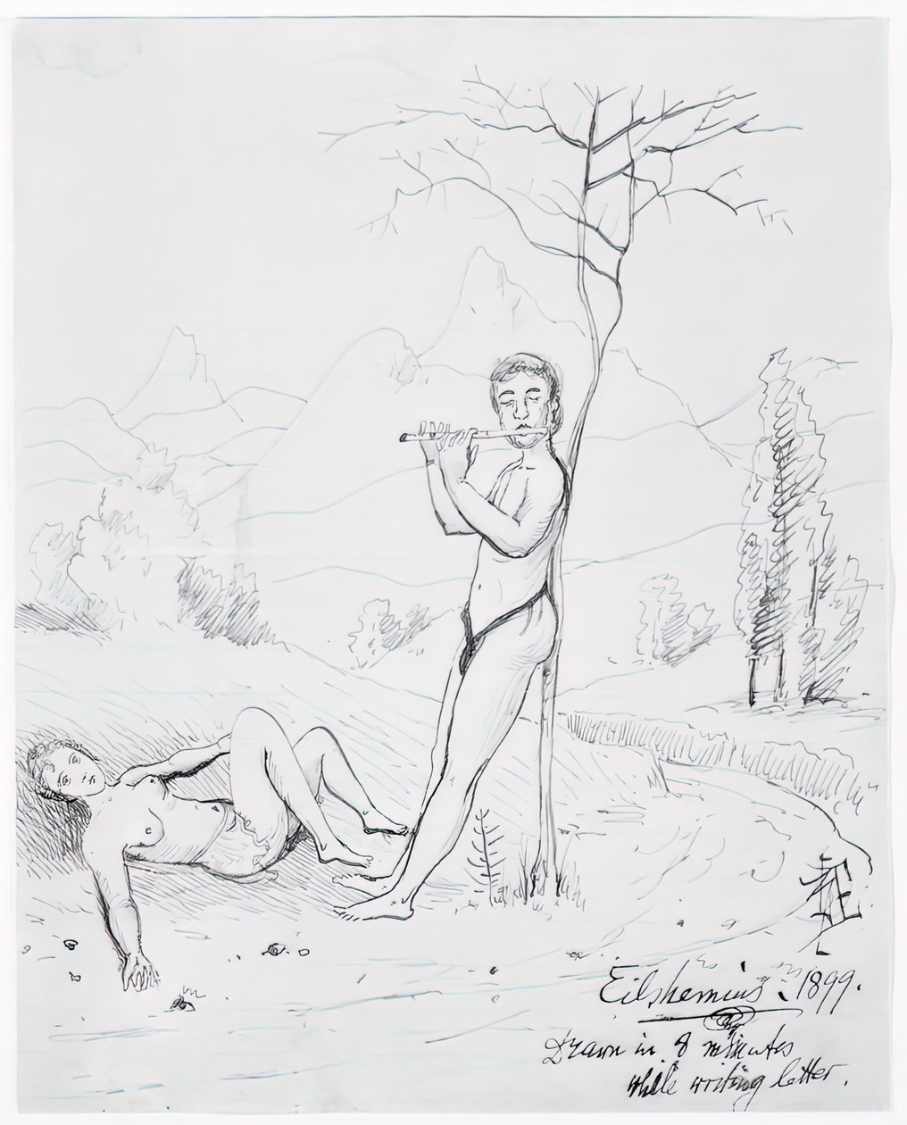 Duszpasterska, 1899. autorstwa Louis Michel Eilshemius